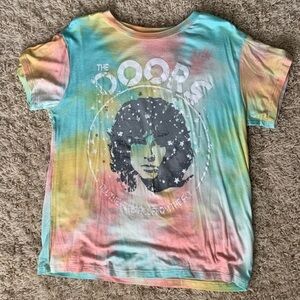 Me.n.u girls tie dye Doors tee Size 10/12